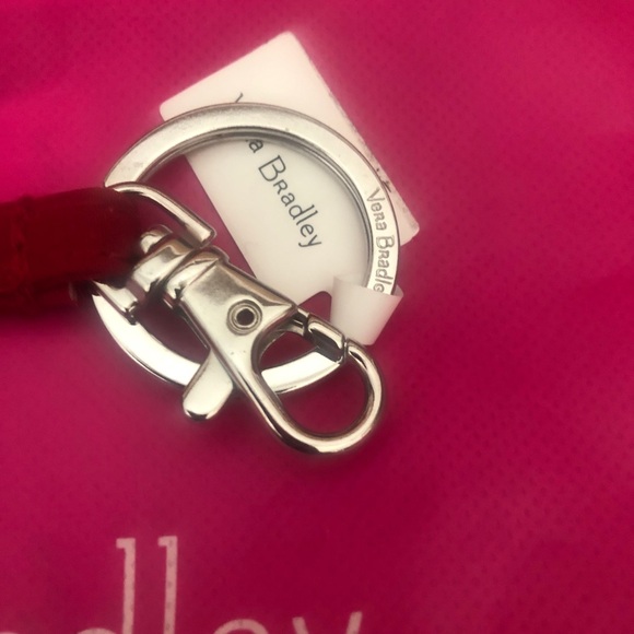 🌺NEW🌺 Vera Bradley Red Lanyard - Picture 2 of 2